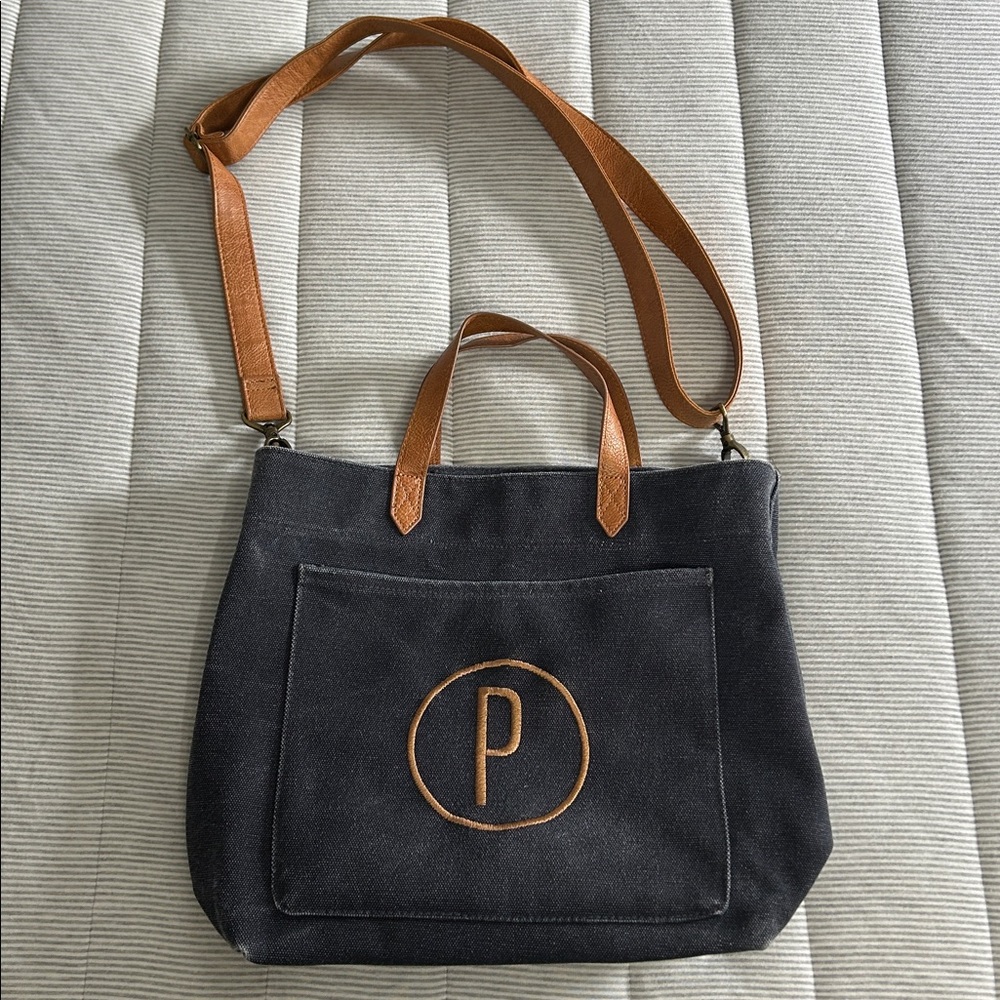Thirty-One Initial “P” Shoulder Bag Purse Tote - Picture 2 of 12